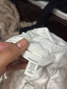 Stylish White Button-Up Shirt