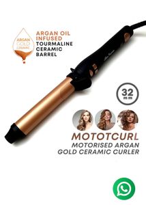 Alan Truman Motocurl 32mm - Motorised Argan Gold C