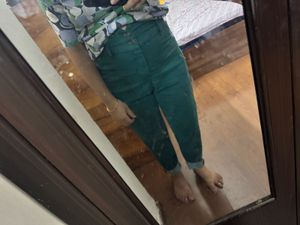 Green Casual Pants