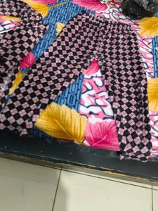 Pink &amp; Black Checked Pajama Set