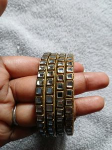 New Golden Side Bangles