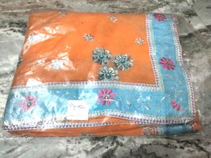 Exclusive Fancy Saree - Embroidered Detail