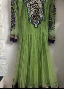 Elegant Green Anarkali Suit