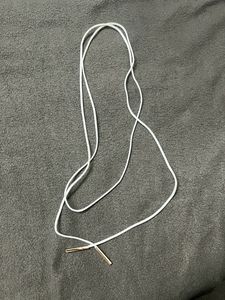 White double thread necklace and String Choker.