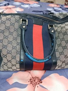 Gucci Vitage GG Canvas  Handle bag