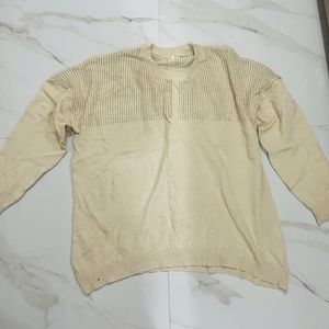 Beige Knit Casual Top ✨