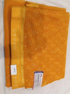 Elegant Yellow Saree