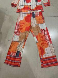 Abstract Print Lounge Set