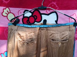 Brown Wide Leg Pants