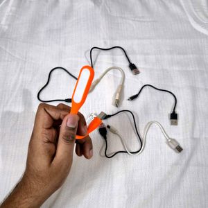 USB Light and Accessories Cables.