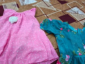 Combos Frock For Baby Girl ( 12-18)