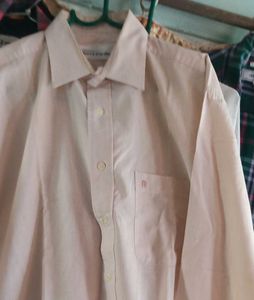 Men striped F/s Shirt in size:39", Thailand Made