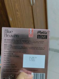 Blue Heaven Matte Lipsticks