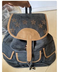 Denim Backpack