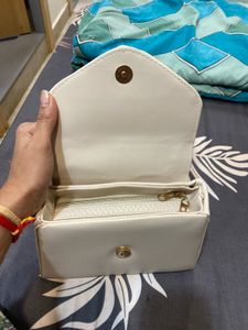 Cream Crossbody Bag