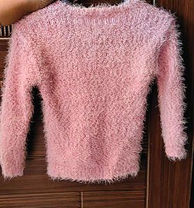 Cute 'n' Fluffy Pink Sweater