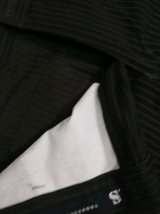 Ribbed Wide Leg Trousers