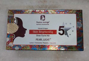 Skin brightening silver facial kit