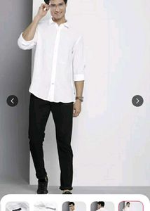 New Nautica White Linen Shirt