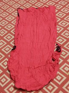 Pink Button-Down Top