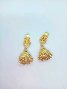 Brand New Golden Jhumka With FREE POD BAGS