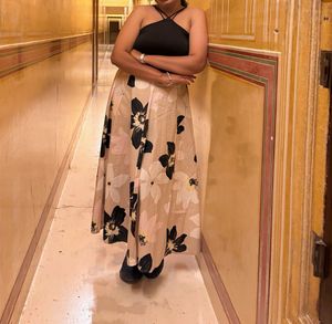 Floral Print Skirt