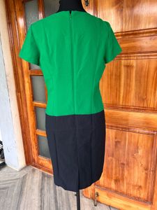 Green/black Shift Dress
