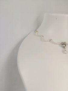 minimal pearl necklace 🦪🤍