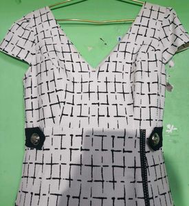 Chic Checkered Dress