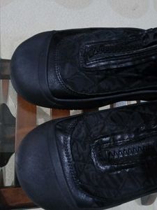 Black windbreaker Zipper Boots