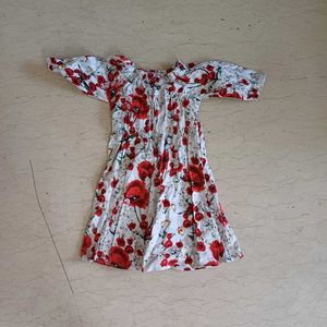 Pure Cotton Floral Summer Dress From Hopscotch