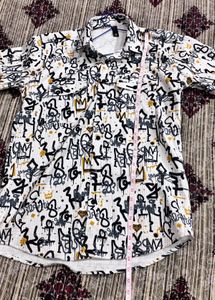 Multicolour full sleeve cotton lycra stylish shirt