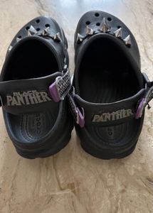 limited  edition Black Panther Crocs