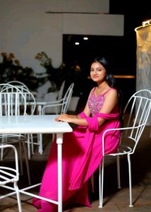 Elegant Pink Ethnic Gown