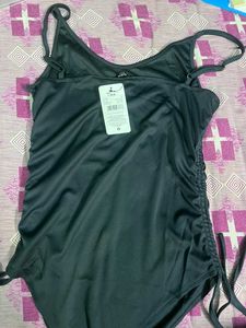 Sleek Black Swimsuit Bodysuit (medium)
