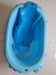 Anti Slip Plastic Bathtub With Bath Sling