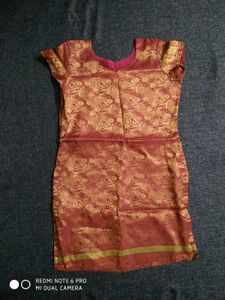 Zari Kurti Maroon