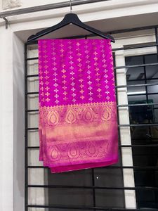 Banaras Saree With Work Blouse