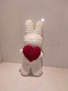 Bunny With Heart Keychain ❤️