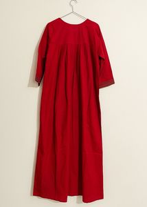 Red Cotton Nighty night gown