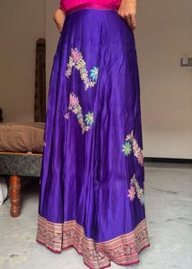 Womens Purple Lehenga