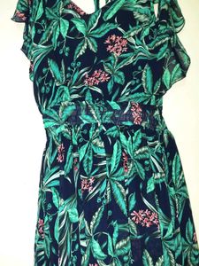 Green Preety Long Dress