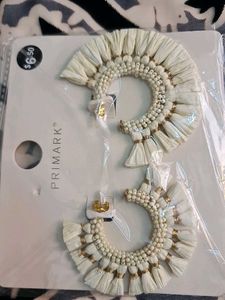 Hoop Tassel Earrings