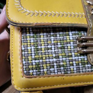 Tweed Sling Bag (Wide Strap)