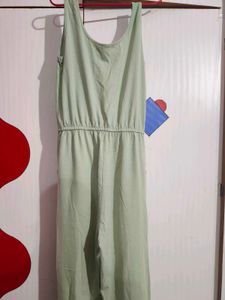 nuon mint green sleeveless jumpsuit