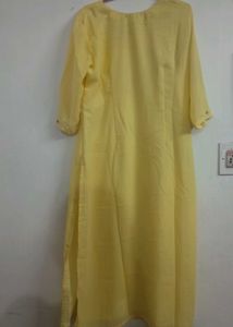 Embroidery Design Yellow Kurta💛