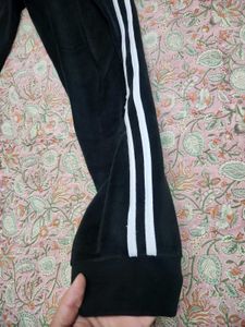 Adidas looklike Velvet Track Pants