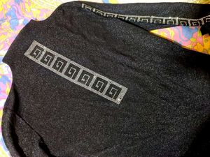 Stylish Black Embellished Top