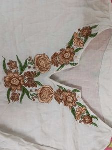 Embroidered White Tunic