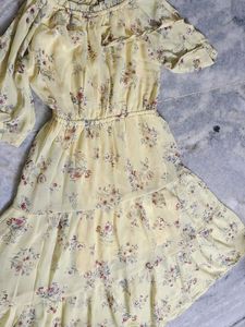 Beautiful yellow frock